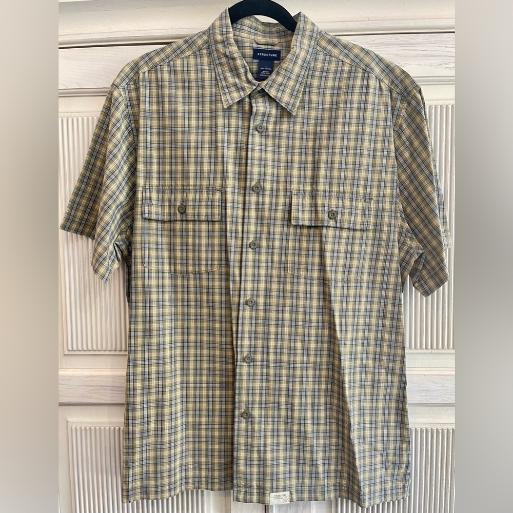 Plaid Structure Shirt